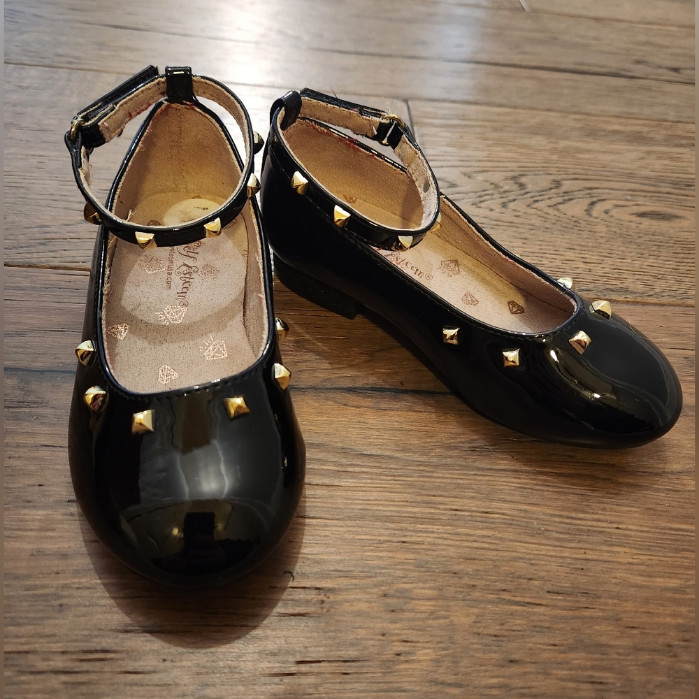 Size 9 Toddler Black Dress Shoes